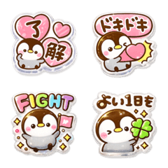 ぷっくりシール♡ぺんぺん絵文字