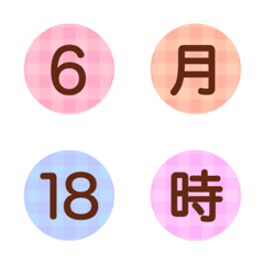 Super cute number emojis