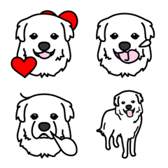 Various Great Pyrenees Emoji