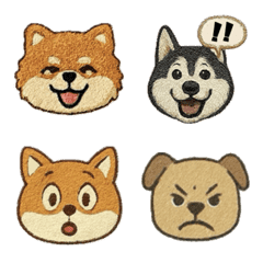 อีโมจิสุนัขปัก