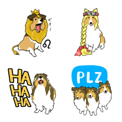 Sheltie Star Chat Emojis