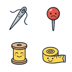 Cheerful Sewing & Tool Box Residents