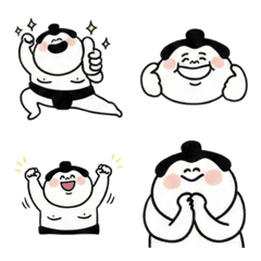 Loose and cute sumo emoji