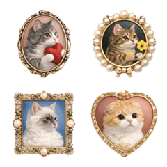 Cameo Cats Emoji
