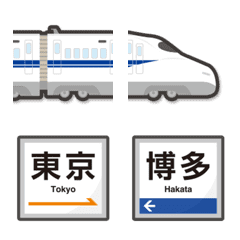 Tokaido-Sanyo Shinkansen station sign