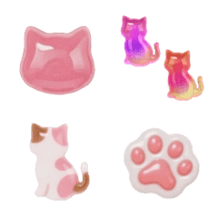 Plump Paws Cat Sticker