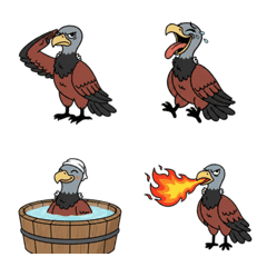 シュールなコンドルの絵文字