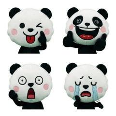 Plush Black Panda 7th