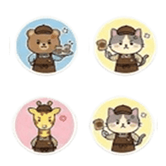 Marucho Friends Cafe Staff Angry FaceSet