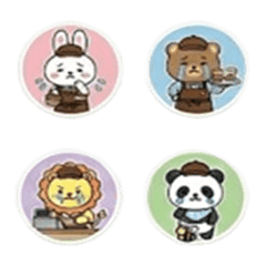 Marucho Friends Crying Cafe Staff Set