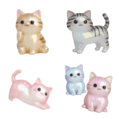 ぷっくり❤にゃんこシール❤