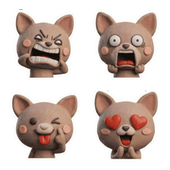 Moving 3D Isabella Chihuahua 26