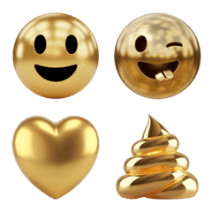 Gold Emoji.