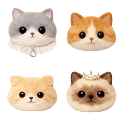 Fancy Cat Face Emojis