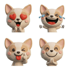 3D Smooth Coat Chihuahua 25