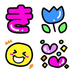 Plain 305 Japanese Alphabet and numbers.