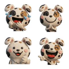 3D Spotted Rabbit 25