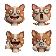 3D Brown Papillon 25