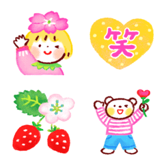 Like a picture book Emoji [Spring]