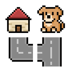 像素地圖冒險表情符號