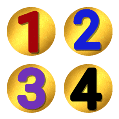 อิโมจิ ตัวเลข คัลเลอร์ โกลว์