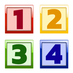 อิโมจิ ตัวเลข คลาสสิค เรียบง่าย