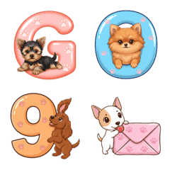 萌犬泡泡字母: Alphabet