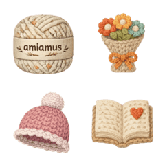 crochet emoji yarn ver.