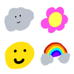 ♡【爆誕】7歳の画伯♡使える絵文字♡