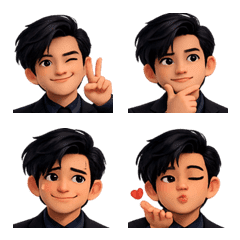 Suited Smiles Daily Mood Stickers