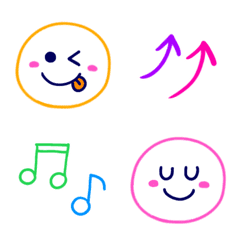 楽しいカラフル♡スマイル