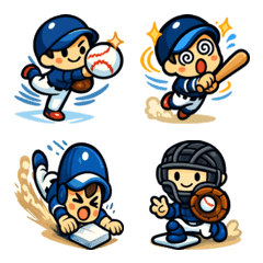 可愛的棒球選手