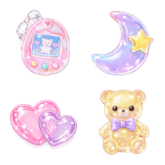 Puffy Deco Parts Emojis