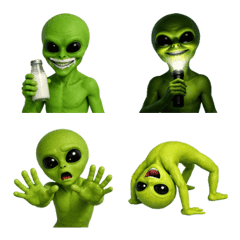 Alien emojis that can be used every day3