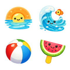 อิโมจิ ซัมเมอร์ คัลเลอร์ฟูล v.3