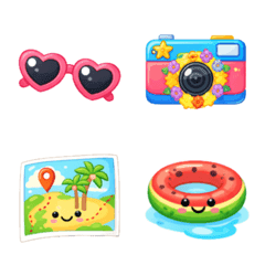 อิโมจิ ซัมเมอร์ คัลเลอร์ฟูล v.2