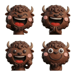 3D American bison  25