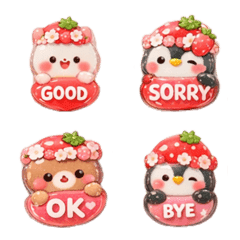 สตรอเบอร์รี่และสัตว์น่ารัก｜coco♡