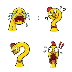 警告：內有惡雞！超魔性尖叫雞表情包來襲