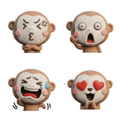 3D Capuchin monkey  25