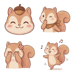 りすのチャッピーのド定番絵文字