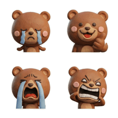 Animated Waving Bear  71