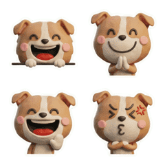 3D American Staffordshire Terrier  26