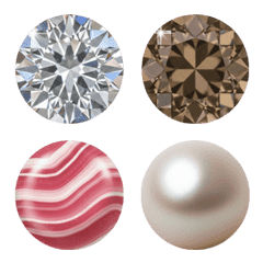 Ultra-Realistic Gemstone Mini Emojis