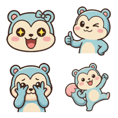 リスのりっきード定番絵文字