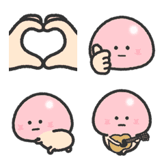 soft and fluffy Kinoko-kun Emoji