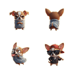 Exhausted BigHeaded Dog