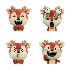 Wiggling Red deer  56