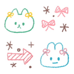 手繪蠟筆風-裝飾圖案