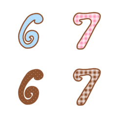 Number Brown-Color emoji
